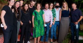 משתתפי האירוע הווירטואלי שחגג את פרויקט "אור גדול", ושודר ממרכז עלם בחולון. צילום: אלברט ללמיאב