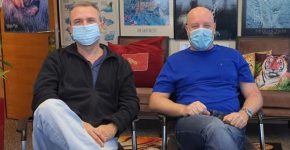 מימין: אוהד חנקין, סמנכ"ל ניהול המוצר, ודרור קפלן, סמנכ"ל הפיתוח העסקי, פינסטרה. צילום: פלי הנמר