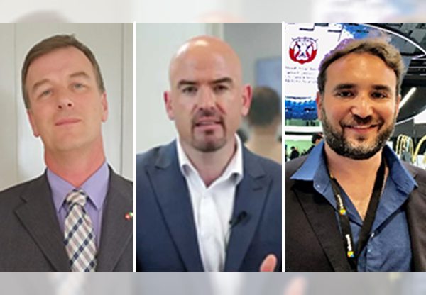 מימין: ליאור הרמן, מנהל מוצר והפצה בלעדי של גטוויזיבילטי בישראל, רונן מרפי, מייסד גטוויזיביליטי, ופטריק רמסר, מנהל אזורי EMEA בגטוויזיביליטי. צילום: גטוויזיביליטי