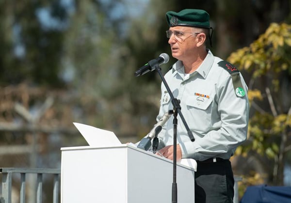 ראש אמ"ן, האלוף תמיר הימן, בטקס. צילום: דובר צה"ל