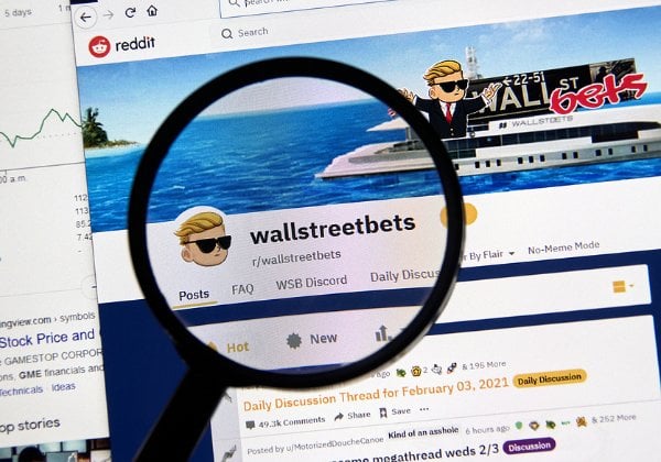 לא נבדקה. הסאב-רדיט Wallstreetbets. צילום: BigStock