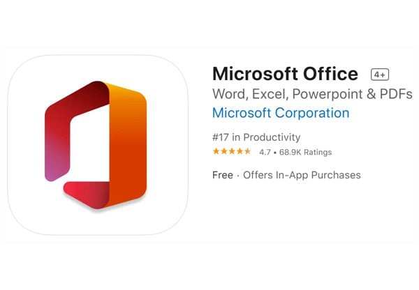 אפליקציית Office ל-iPad