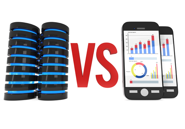 הדטה סנטר והענן ראש בראש, אבל יש מנצח. עיבוד מחשב: BigStock