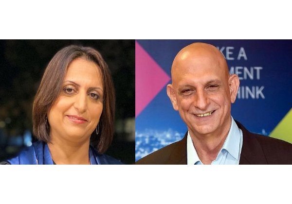 אהרון אהרון ושירין חאפי נאטור, מטרפים טריים לדירקטוריון מטח. צילום: יח"צ מעובד