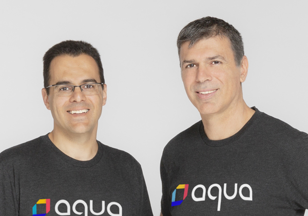 מימין: דרור דוידוף, מנכ"ל ומייסד משותף, ואמיר ג'רבי, סמנכ"ל טכנולוגיות ראשי ומייסד משותף - אקווה סקיוריטי.צילום: יח"צ אקווה סקיוריטי