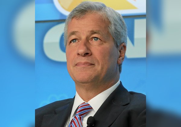 מאוים מהפינטק. ג'יימי דימון, מנכ"ל גיי.פי מורגן. צילום: וויקיפדיה