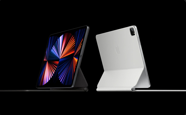 דגמי iPad Pro החדשים - עם מעבד M1. צילום מסך