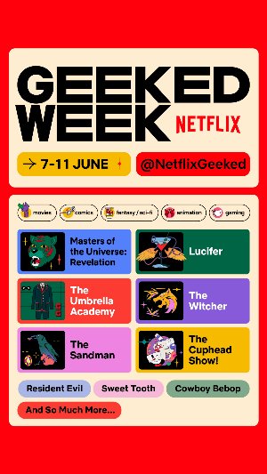 ה-ה-Geeked Week של נטפליקס. שבוע החנונים
