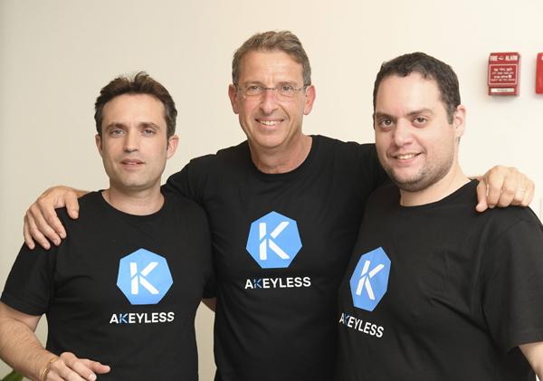 מייסדי אקילס. ממימין: רפאל אנג׳ל, שי און ועודד הראבן. צילום: יוסי זליגר