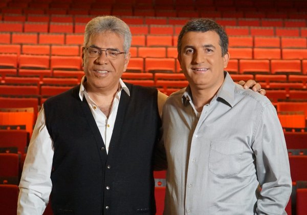 מימין: אבי אדרי, מנכ"ל סינמה סיטי, ומשה ממרוד, מנכ"ל ובעל השליטה, תדיראן. צילום: סטודיו מוסטאש