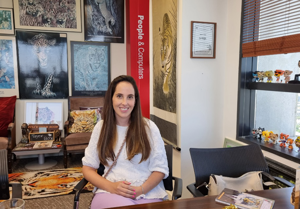 אביגיל מיכלסון, מנהלת השיווק של קמא-טק. צילום: פלי הנמר