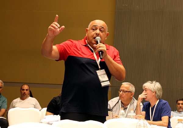 יוסי רודריק, מנכ"ל קבוצת UCL, במפגש פורום C3 בדובאי. צילום: יניב פאר