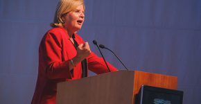 שרת הכלכלה, אורנה ברביבאי. צילום: עידן כנפי, מרכז פרס לשלום ולחדשנות