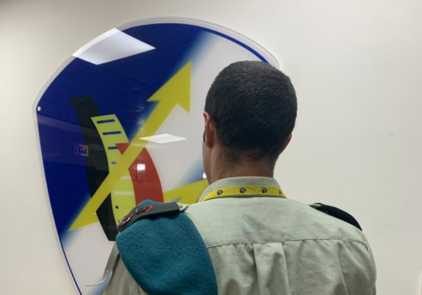 סא"ל י', ראש ענף טכנולוגיות מבצעיות להגנה בסייבר, מצו”ב שבאגף התקשוב, צה"ל. צילום: דובר צה"ל