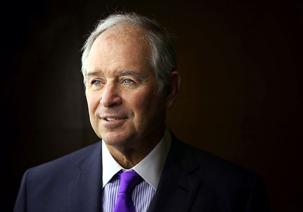 סטיבן א. שוורצמן, מנהל קרן ההשקעות בלאקסטון ומחבר הספר שיעורים במצוינות. צילום: יח"צ