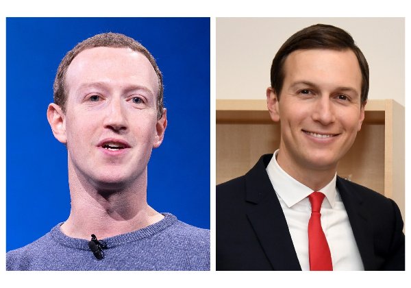 היו ביניהם הבנות? ג'ארד קושנר ומארק צוקרברג. צילום מועבד. מקור: וויקיפדיה