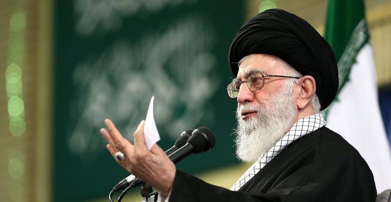מנהיג איראן, האייתוללה עלי חמינאי.