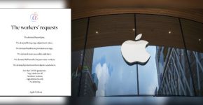 קבוצת עובדיה, Apple Together, קראה להשבית ולהחרים אותה. אפל. עיבוד ממוחשב.