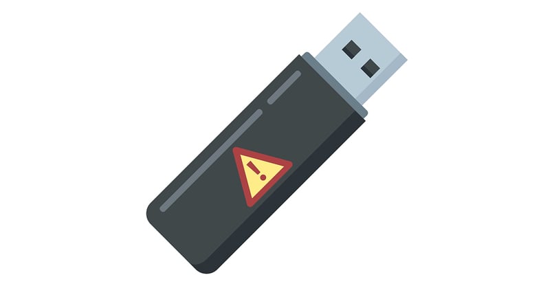 זהירות מכונני USB נגועים.