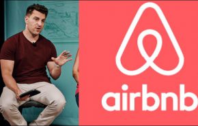 סוגר את היצע האירוח בסין. מנכ"ל Airbnb, בריאן צ'סקי. עיבוד ממוחשב.