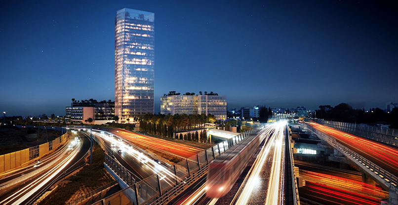 Infinity Park ברעננה. הדמיה.