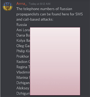קבוצה שקוראת לביצוע מתקפות DDoS על מטרות רוסיות.