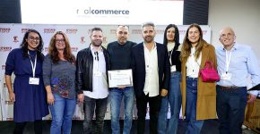 אנשי קבוצת יעל וקאנומד בטקס מצטייני המחשוב של אנשים ומחשבים. פירוט שמות המופיעים בתמונה - למטה.