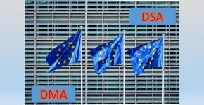 עברו סופית באיחוד האירופי. תקנות ה-DSA וה-DMA. עיבוד ממוחשב.