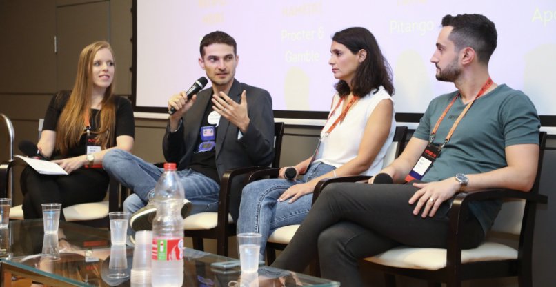 המציגים של פרוקטר & גמבל: (משמאל לימין) - נטע לי מאירי, אור המאירי, איילת טאקו ולירן חסון.