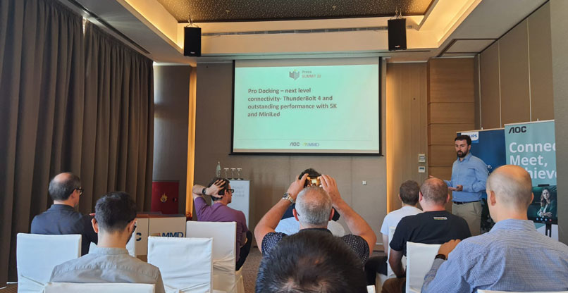 סטפן זומר, מנהל השיווק העולמי של MMD, באירוע של החברה ברודוס.