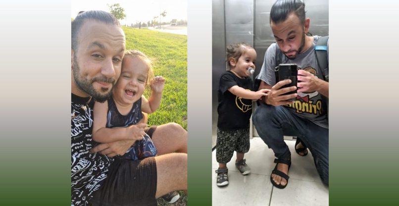 דור בן חמו, מבלה עם הילד כמה שרק אפשר.