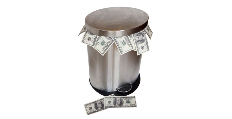 הרבה דולרים (או שקלים או יורואים - מה שתרצו) הולכים לפח, גם כשמדובר בהוצאות על IT.