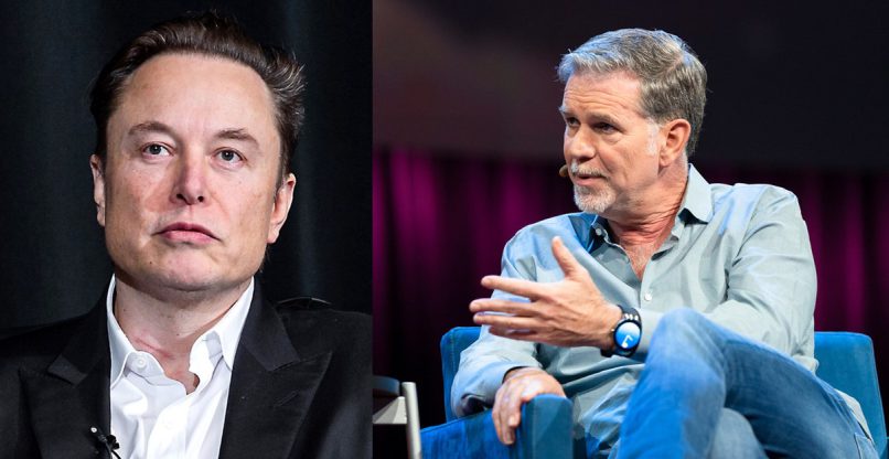 מעריץ את אילון מאסק, הבעלים החדש של טוויטר? המייסד והמנכ"ל המשותף של נטפליקס, ריד הייסטינגס. עיבוד ממוחשב.