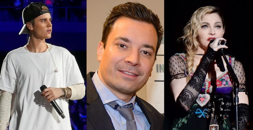 נתבעו בגלל מעורבותם במכירת NFTs. מדונה, ג'ימי פאלון וג'סטין ביבר.