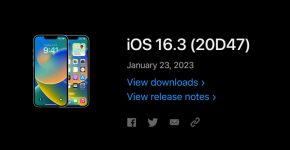 שחררה עדכון לגרסה iOS 16.3. אפל.