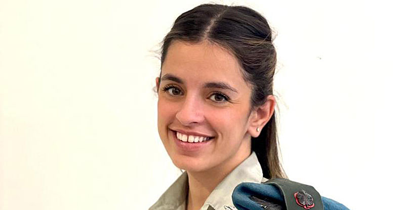 רס"ן שובל חכמון, ראשת מדור פיתוח ומידע ביחידת מצפ''ן שבלוטם.