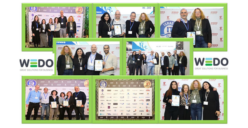 מעמד קבלת הפרס למבחר מהפרויקטים הזוכים.