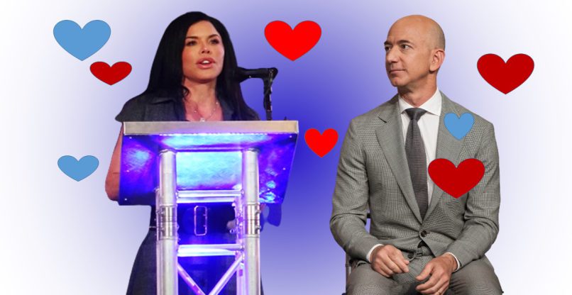 מתחתנים בסוף השבוע בוונציה. מייסד אמזון, ג'ף בזוס, וארוסתו, לורן סנצ'ז.