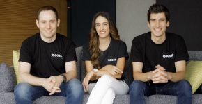 המייסדים השותפים של Boosst. מימין לשמאל: מור שלזינגר (CTO), גל ברזילי (COO) ועומר זילברמן (CEO).