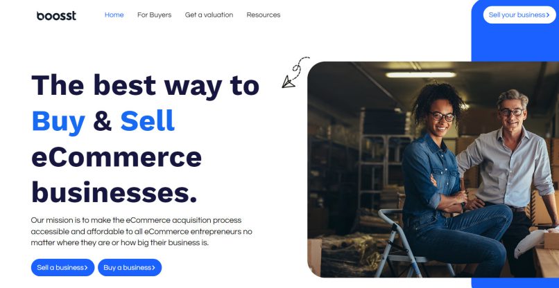 אתרה של Boosst.