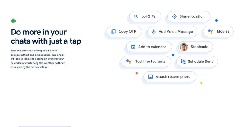 השירות משתכלל והולך. Google Messages מבית גוגל בגסת הווב שלו.