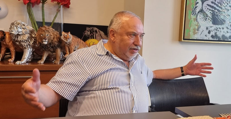 ח"כ אביגדור ליברמן, יו"ר ועדת המשנה להיי-טק של הכנסת.