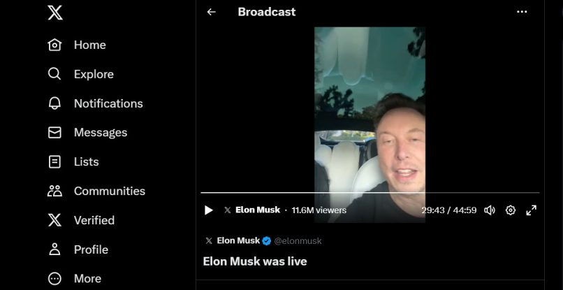 הזרים נסיעה אוטונומית ועשה דוקסינג לצוקרברג. אילון מאסק, הבעלים של X והמנכ"ל של טסלה.