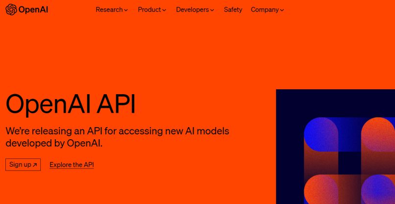 פלטפורמת API בקוד פתוח, המספקת גישה למגוון מודלים ואלגוריתמים של בינה מלאכותית. OpenAI API.
