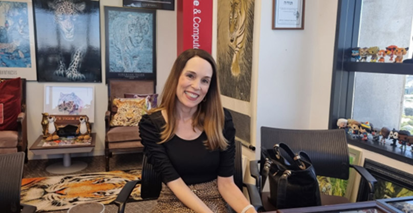 יפעת גודינר, המנמ"רית היוצאת של אוניברסיטת בן גוריון.