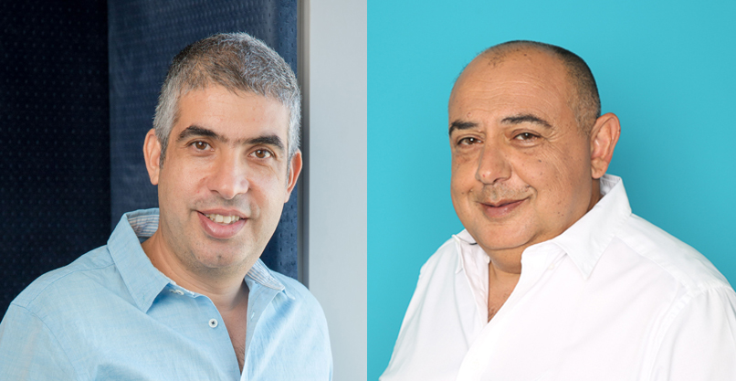 מימין: יוסי רודריק, מנכל אקורייט, ועודד טהורי, מנכל וואן bi.