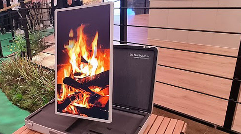 טלוויזיה ניידת במזוודה של LG. לעשות על האש ולצפות במונדיאל, למשל.