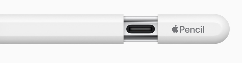 עם שקע טעינה USB-C חבוי. ה-Apple-Pencil החדש.