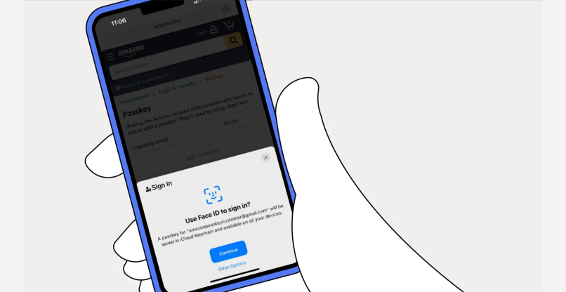 מפתח הסיסמה יחליף בקרוב את הסיסמה הרגילה באמזון.