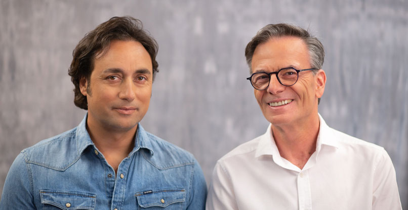 מימין: מנכ"ל נאייקס, יאיר נחמד, וסמנכ"ל הטכנולוגיות של החברה, דוד בן אבי.